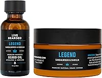 Live Bearded Beard Oil and Butter Grooming Kit - Legend Scent, 10oz — image 1