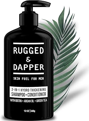 RUGGED & DAPPER 2-in-1 Mens Shampoo and Conditioner