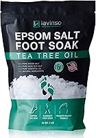 LV LAVINSO Tea Tree Oil Foot Soak with Epsom Salt - 2 LB — image 1