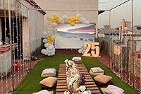 Lejiada 150" Portable Projector Screen with Stand — image 2