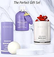 New Miuz Magnesium Lavender Vanilla Luxury Fizzing Bath Bombs — image 5