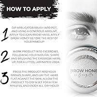 Baezilla Brow Honey Eyebrow Gel - Clear Waterproof Lamination with Brush — image 4