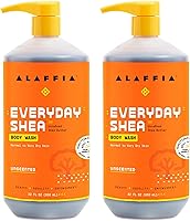 Alaffia EveryDay Shea Body Wash Unscented 32oz (2-Pack) — image 1
