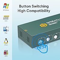 EVATEK 4K@60Hz HDMI KVM Switch for 4 Computers & 2 Monitors — image 5