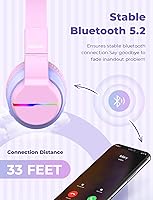 iClever BTH12 Kids Bluetooth Headphones — image 5