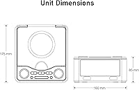 HANNLOMAX HX-300CD CD Player with FM Radio and Dual Alarm Clock — image 7
