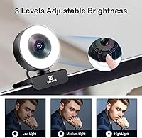 Vitade 960A 1080P Webcam with Ring Light — image 2