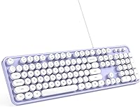 MOWUX Retro Typewriter Keyboard — image 1