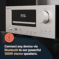 Oakcastle HiFi300 Bluetooth Stereo Shelf System — image 3
