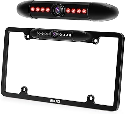 INCLAKE License Plate Backup Camera