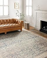 Loloi Hathaway Collection HTH-02 Area Rug, Denim/Multi 5' x 7'6″ — image 1