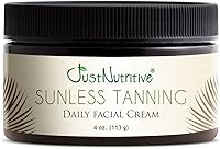 Just Nutritive Sunless Tanning Daily Facial Cream 4oz — image 1