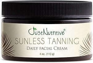 Just Nutritive Sunless Tanning Daily Facial Cream 4oz Review