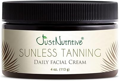 Just Nutritive Sunless Tanning Daily Facial Cream 4oz