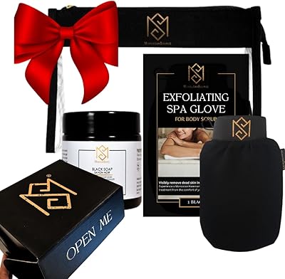 MoroccanSource Exfoliating Glove Kessa Mitt 3-Piece Set