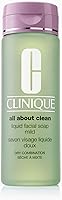Clinique 3-Step All About Clean Liquid Facial Soap for Dry Combination Skin, 8.5oz — image 1