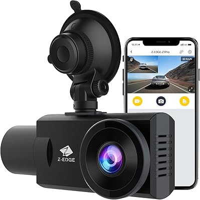 Z Z-Edge Z3Pro Dash Cam Front and Inside 2K+1080P