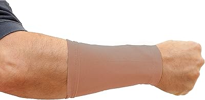 Tatjacket Tattoo Cover Up Concealer Sleeve, Brown, 2-Pack