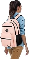 BIKROD Backpack for Girls Women, School Backpack for Teen Boys, 15.6 Inch Laptop Backpack with USB Charging Port — image 6