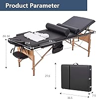 PayLessHere Portable Massage Table 28″ Wide — image 7