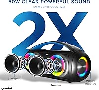 Gemini GGO-230L Portable Bluetooth Boombox Speaker — image 4