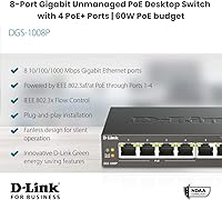 D-Link DGS-1008P 8-Port Gigabit PoE Switch — image 2