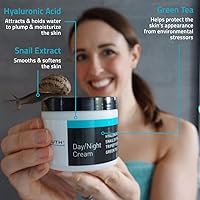 YEOUTH Day Night Face Moisturizer with Hyaluronic Acid, Snail Mucin & Copper Tripeptide, 4oz — image 5