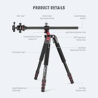 NEEWER 72-inch Camera Tripod Monopod with Ball Head — image 9