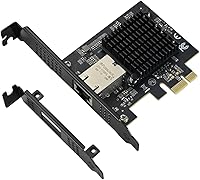 IO CREST Single Port 10 Gigabit Ethernet PCI-e x1 Network Card — image 1