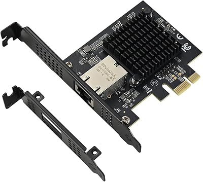 IO CREST Single Port 10 Gigabit Ethernet PCI-e x1 Network Card