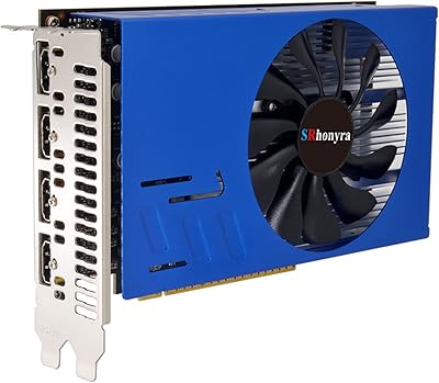 SRhonyra GTX 1050 Ti 4GB 4HDMI Graphics Card