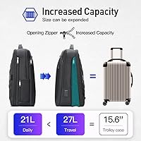 BOPai Expandable Travel Business Laptop Backpack 15.6 inch — image 3
