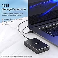 MAIWO K25272 Dual Bay Hard Drive RAID Enclosure 16TB — image 5