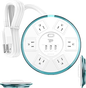 Topine Surge Protector Power Strip with 6 Outlets and 3 USB Ports Review