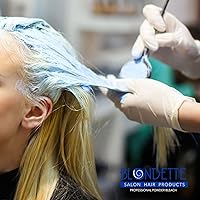 Blondette Salon Professional Dust-Free Blue Hair Powder Bleach 460g + Peroxide Creme 1L — image 3