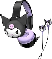 Hello Kitty Kuromi 2-in-1 Wireless Bluetooth Headphones with Wired Earbuds — image 1