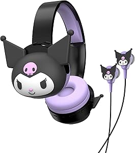Hello Kitty Kuromi 2-in-1 Wireless Bluetooth Headphones with Wired Earbuds Review