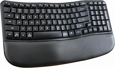 Nulea RT08 Wave Keys Wireless Ergonomic Keyboard