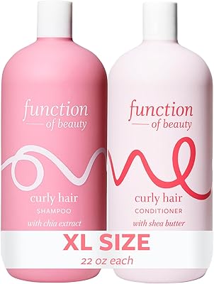 Function of Beauty Curly Hair Shampoo & Conditioner XL Set 22oz