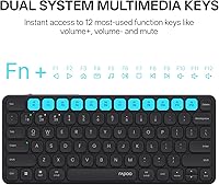 Rapoo 9050S Multi-Device Wireless Keyboard and Mouse Combo — image 5