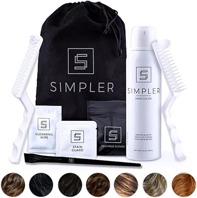 Simpler Hair Color Medium Brown Mustache and Beard Dye Kit