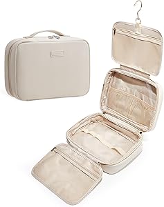 EACHY Toiletry Bag with Hanging Hook