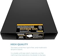 Lineco 13x19 Black Museum Storage Box — image 6