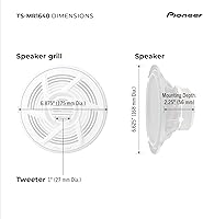 Pioneer TS-MR1640 Marine Speakers — image 6