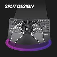 Perixx PERIDUO-606A 3-in-1 Wireless Ergonomic Keyboard & Mouse Set — image 2