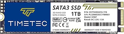 Timetec 1TB SSD 3D NAND SATA III M.2 2280