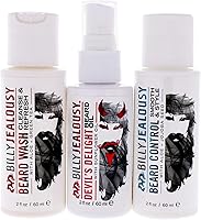 Billy Jealousy Beard Care Kit – 6oz Beard Wash, Leave-In Conditioner & Beard Oil — image 2