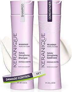 Keranique Shampoo and Conditioner Set for Damaged Hair Review