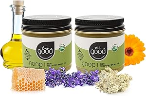 All Good Goop Organic Skin Care Recovery Balm 1oz, 2-pack