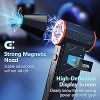 DEGGE CAD08-OR-BR 10000mAh Electric Air Duster — image 6